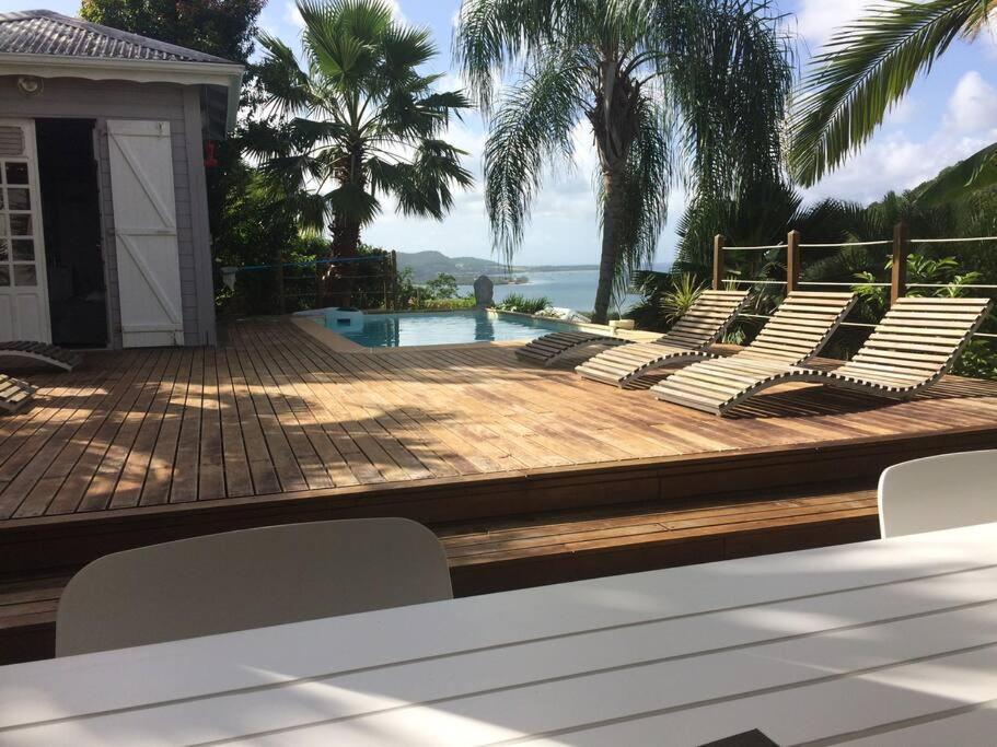 La Charmante Villa Coco Avec Magnifique Vue Mer Le Marin Kültér fotó