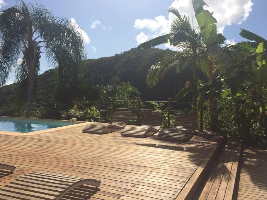 La Charmante Villa Coco Avec Magnifique Vue Mer Le Marin Kültér fotó